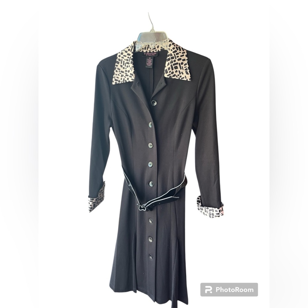 Robbie bee vintage women’s belted dress cheetah print size 10 petite